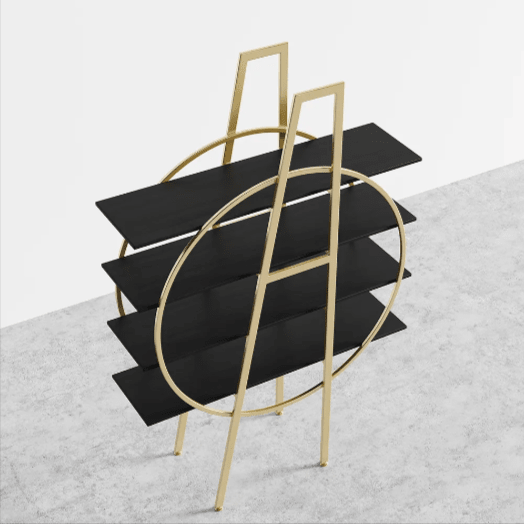Gleaming Orbit Living Room Bookcase Shelve Organizer Rack Decor | Furniture | Waseeh Pakistan