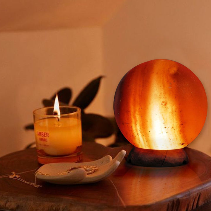 Globe - Table Salt Lamp | Home Décor | Waseeh Pakistan