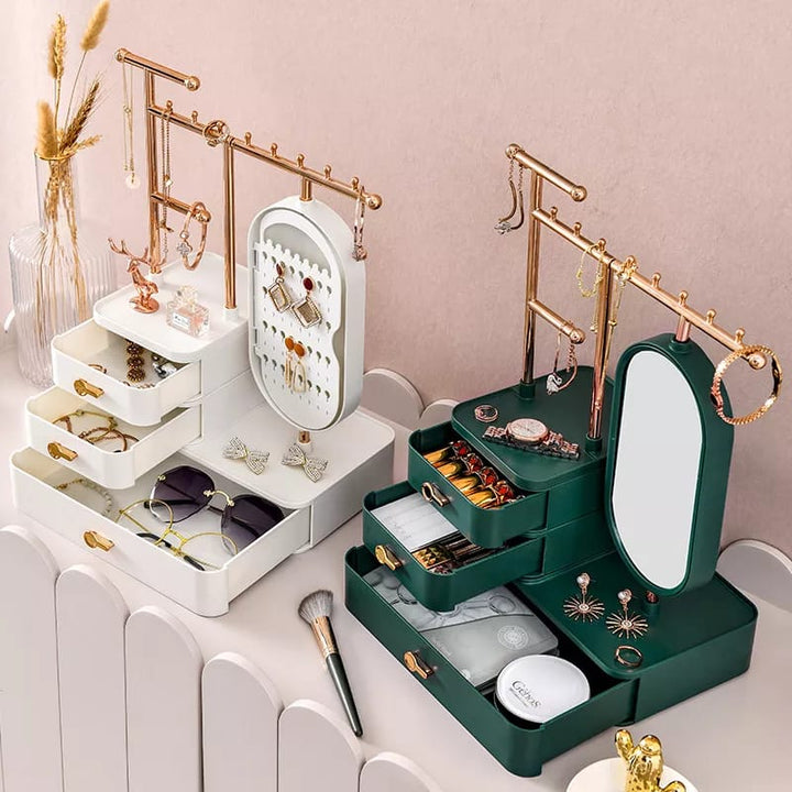 Glossy Green Jewelry Box | Fashion Point | Waseeh Pakistan