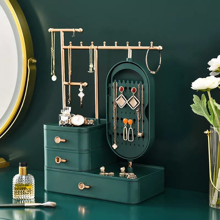 Glossy Green Jewelry Box | Fashion Point | Waseeh Pakistan