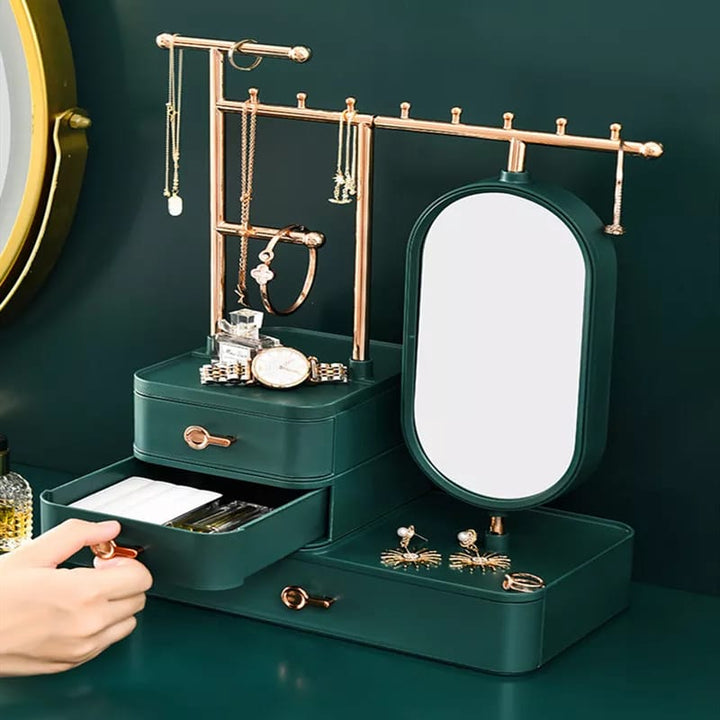 Glossy Green Jewelry Box | Fashion Point | Waseeh Pakistan