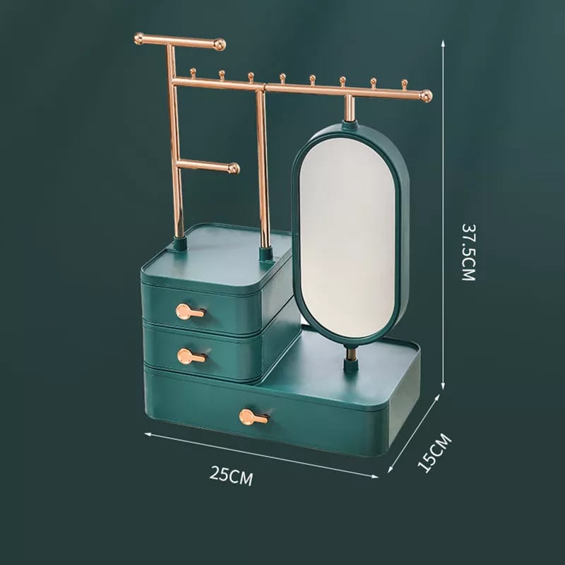 Glossy Green Jewelry Box | Fashion Point | Waseeh Pakistan