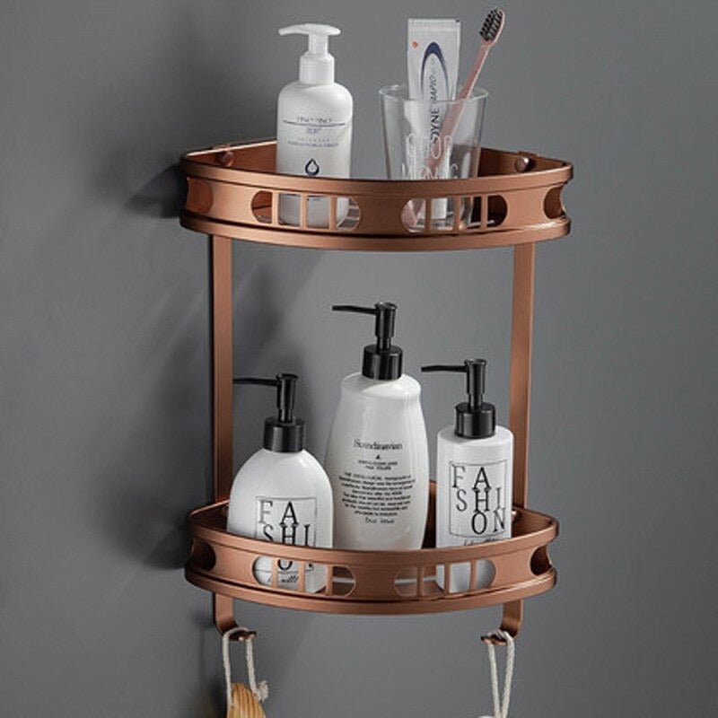 Gold Bath Rack | Home Décor | Waseeh Pakistan