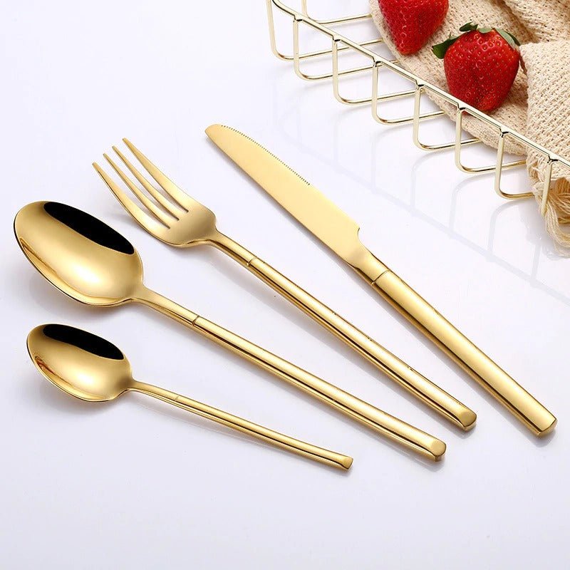Gold Cutlery Set | kitchen item | Waseeh Pakistan
