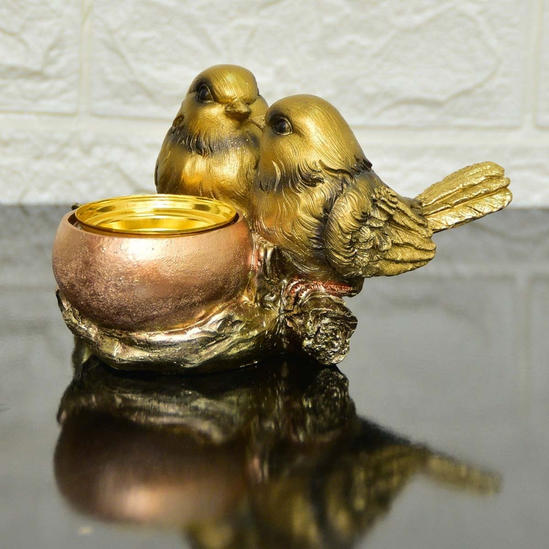 Golden Birds Candle Tree | Home Décor | Waseeh Pakistan