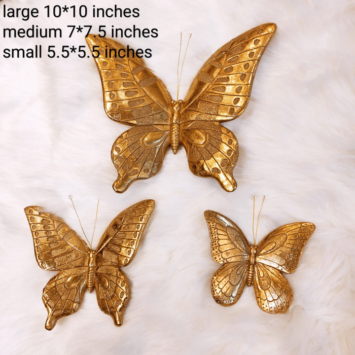 Golden Butterfly Wall Decor Set | Home Décor | Waseeh Pakistan