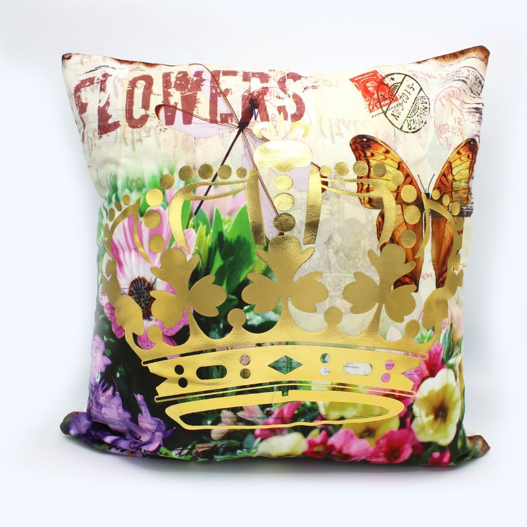 golden contemporary cushion cover | Home Décor | Waseeh Pakistan
