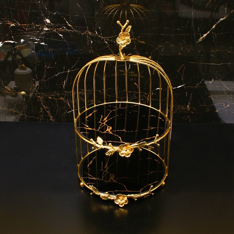 Golden Creative Plate Stand | Home Décor | Waseeh Pakistan