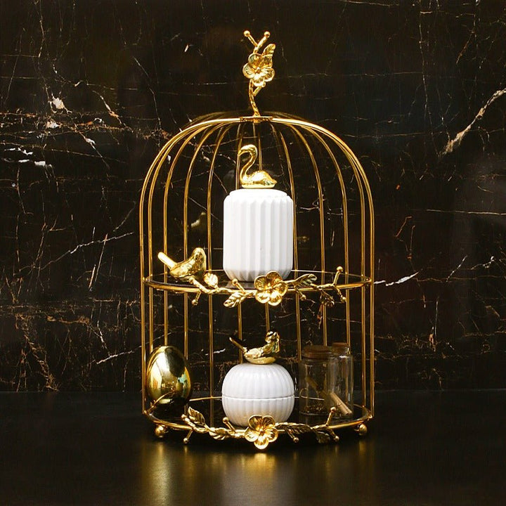 Golden Creative Plate Stand | Home Décor | Waseeh Pakistan