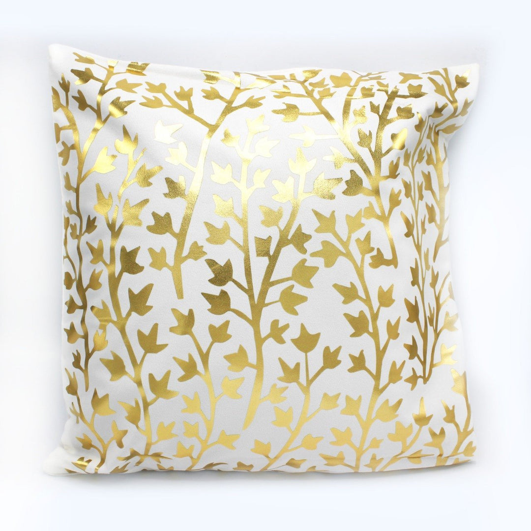 Golden Leaves cushions cover | Home Décor | Waseeh Pakistan