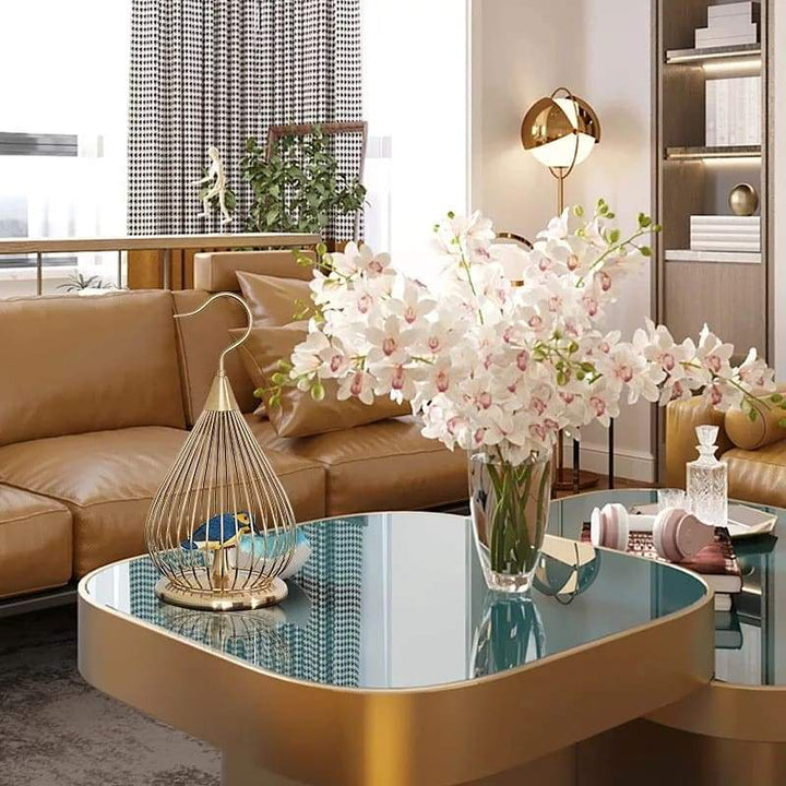 Golden Metal Birdcage Decor | Home Décor | Waseeh Pakistan