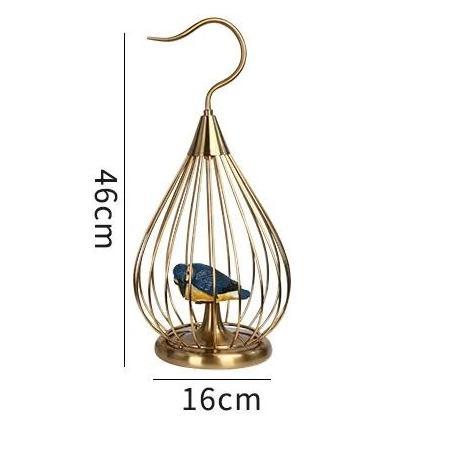 Golden Metal Birdcage Decor | Home Décor | Waseeh Pakistan