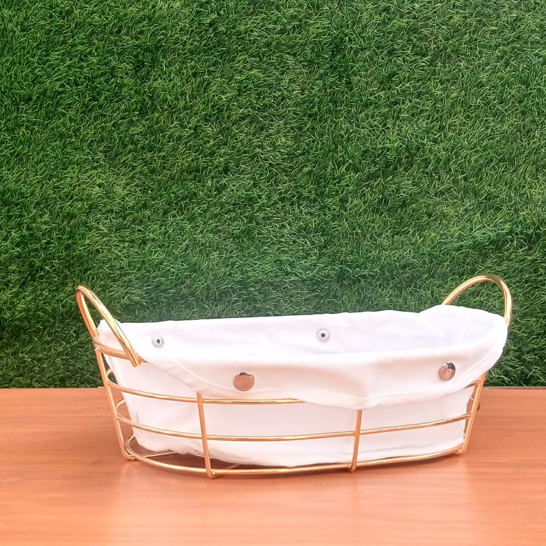 Golden Metal Bread Basket | kitchen item | Waseeh Pakistan