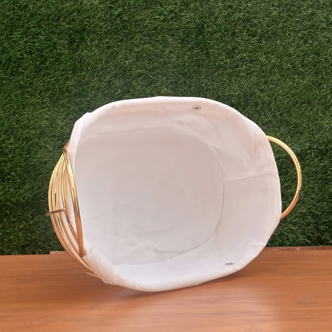 Golden Metal Bread Basket | kitchen item | Waseeh Pakistan