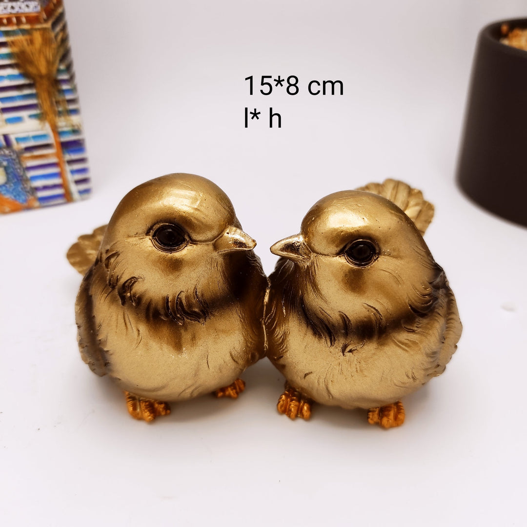 Golden Pair Birds Decor | Home Décor | Waseeh Pakistan
