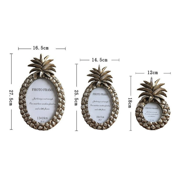 Golden Pineapple Photo Frame | Home Décor | Waseeh Pakistan