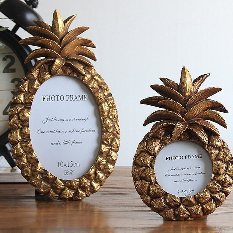 Golden Pineapple Photo Frame | Home Décor | Waseeh Pakistan