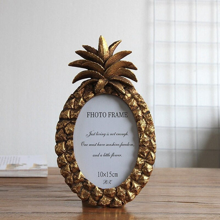 Golden Pineapple Photo Frame | Home Décor | Waseeh Pakistan