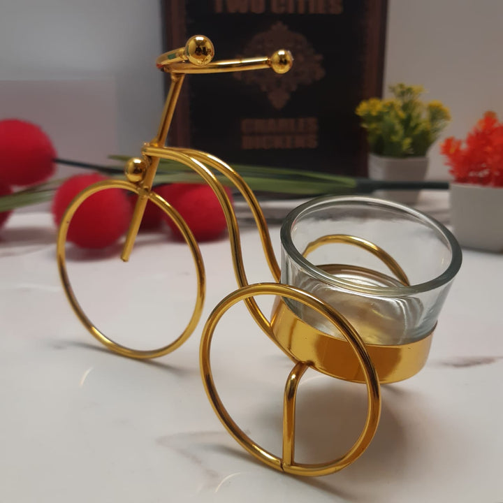 Golden Sculpture Candle Holder | Home Décor | Waseeh Pakistan