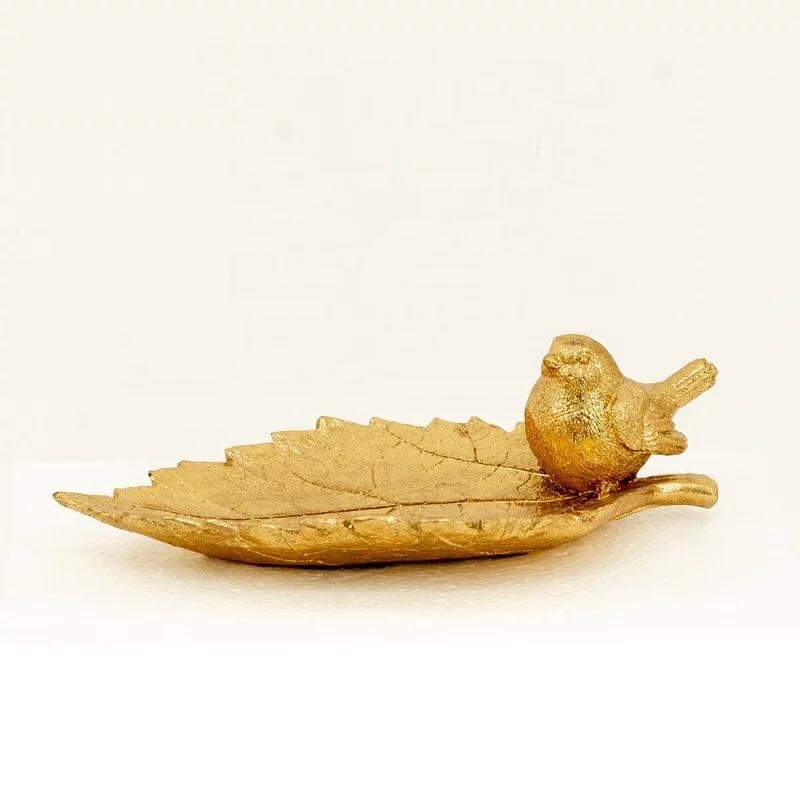 Golden Sparrow Tray | kitchen item | Waseeh Pakistan