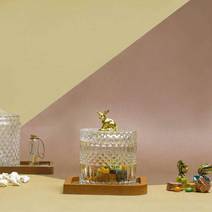 Golden Stag Candy Jar | Home Décor | Waseeh Pakistan