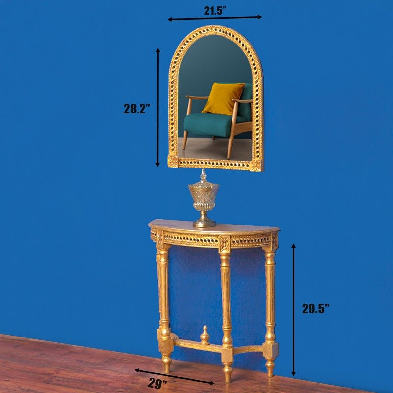 Golden Sullen Dressing Perfume Table Set | Furniture | Waseeh Pakistan