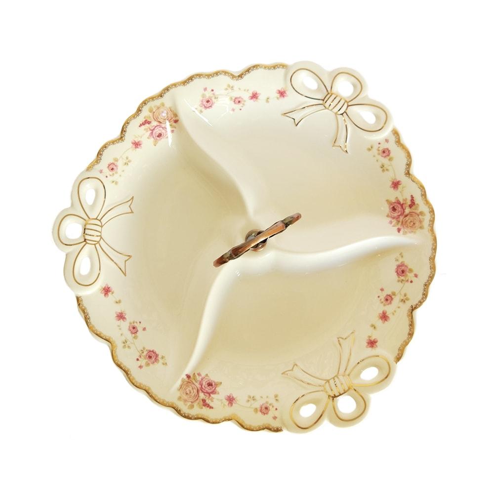Goldkish Three Partitioned Tray | kitchen item | Waseeh Pakistan