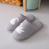 Swan Warm Slippers (Grey) - waseeh.com