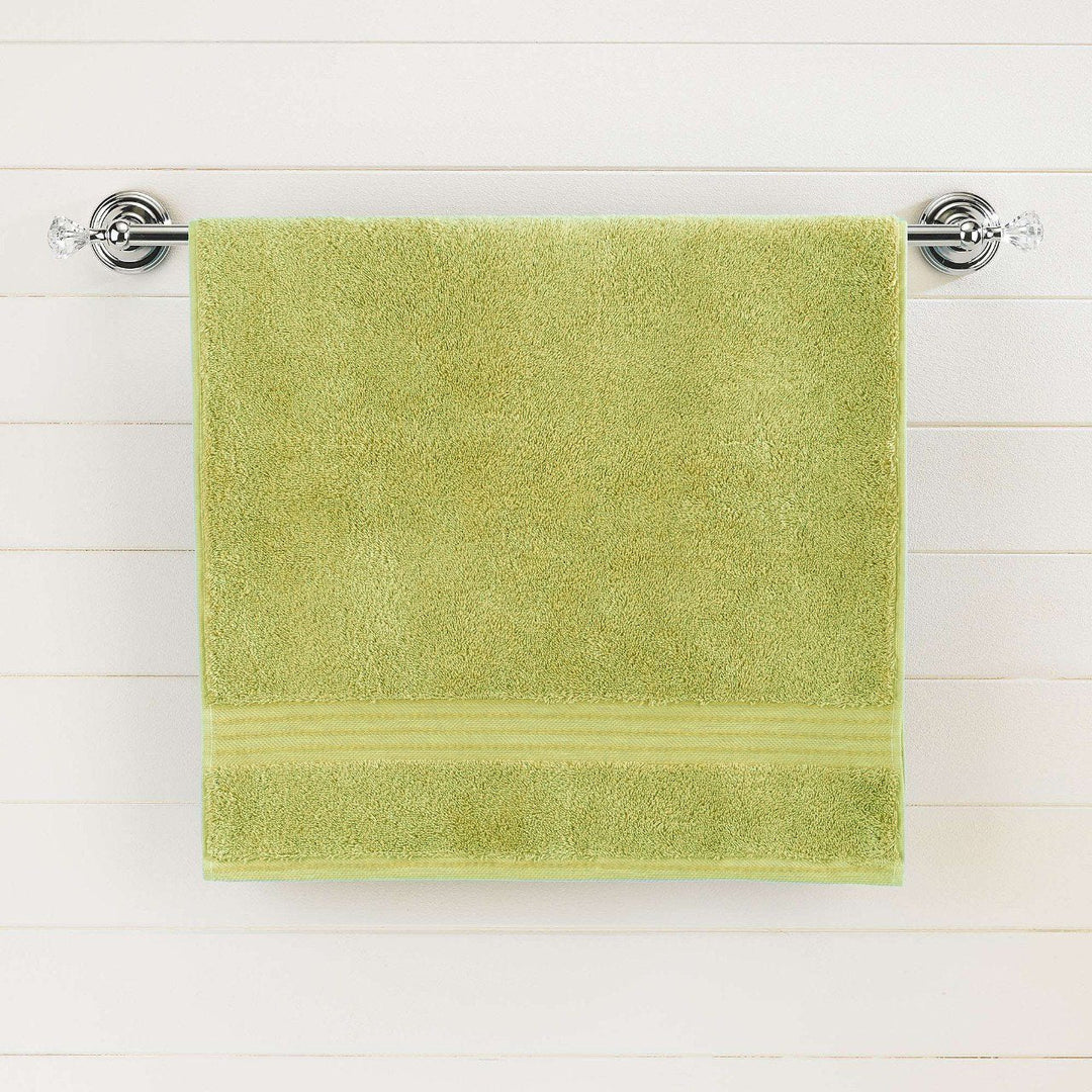 Green Egyptian Cotton Bath Towel - Single | Home Décor | Waseeh Pakistan