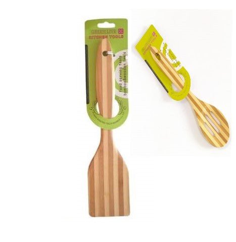 Green Live Bamboo Spatula (2 pcs) | kitchen item | Waseeh Pakistan