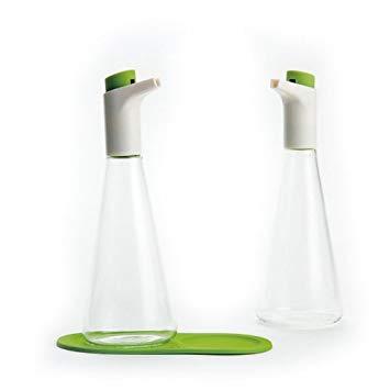Green Oil / Vinegar Dispenser Set | kitchen item | Waseeh Pakistan