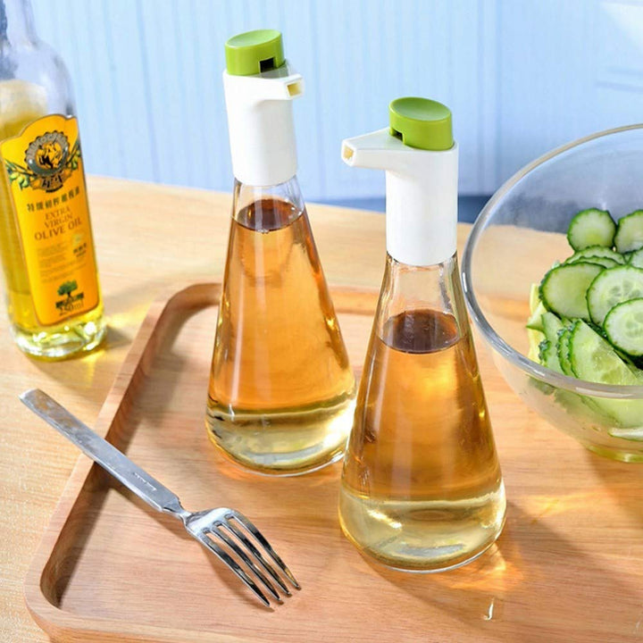 Green Oil / Vinegar Dispenser Set | kitchen item | Waseeh Pakistan
