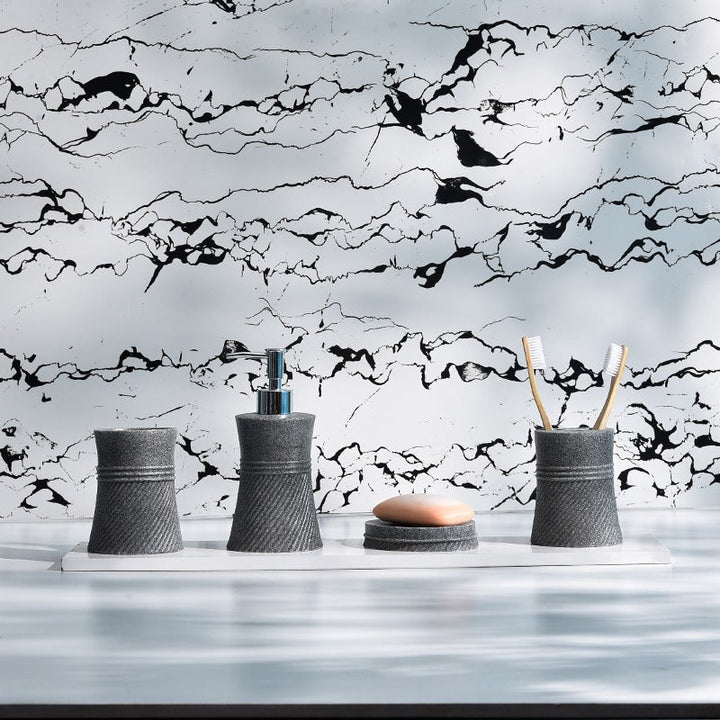 Grey Royence Bathroom Set | Home Décor | Waseeh Pakistan