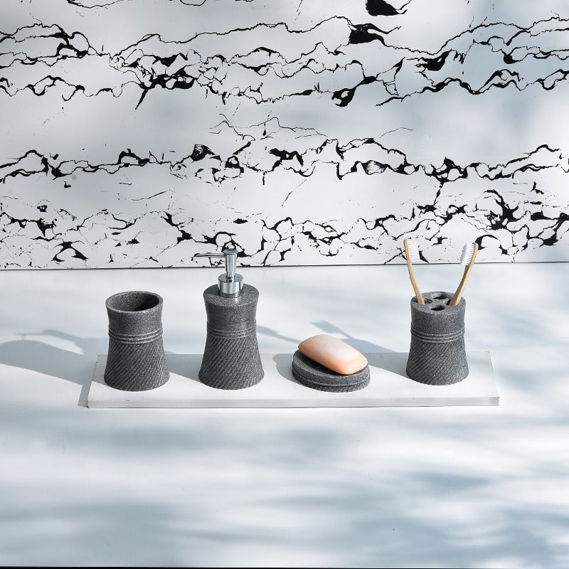Grey Royence Bathroom Set | Home Décor | Waseeh Pakistan