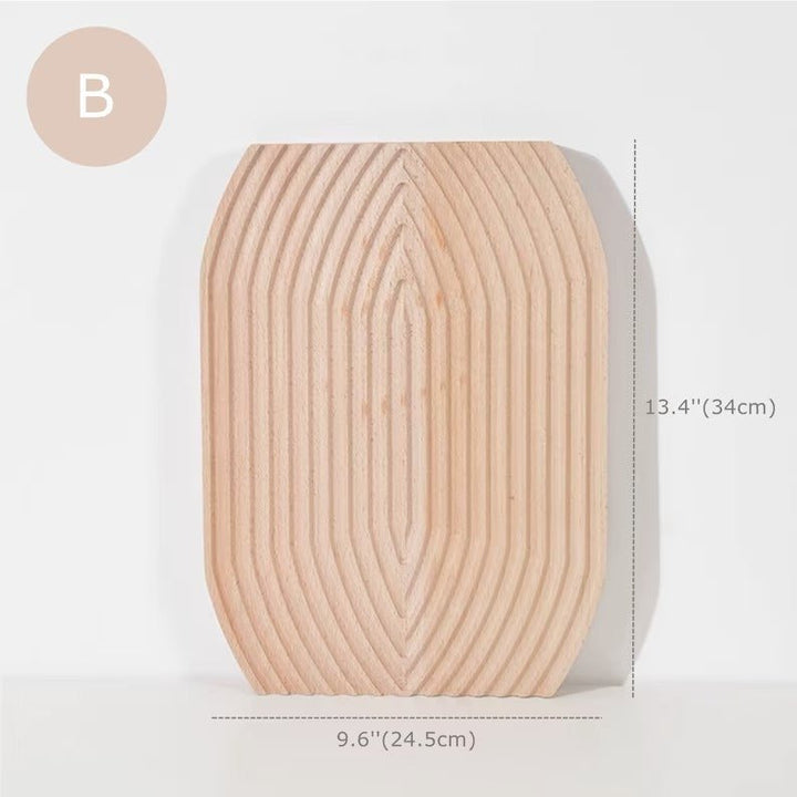 Groove In Wooden Kitchen Serving Home Decor Tray | Not Sale FB | Waseeh Pakistan