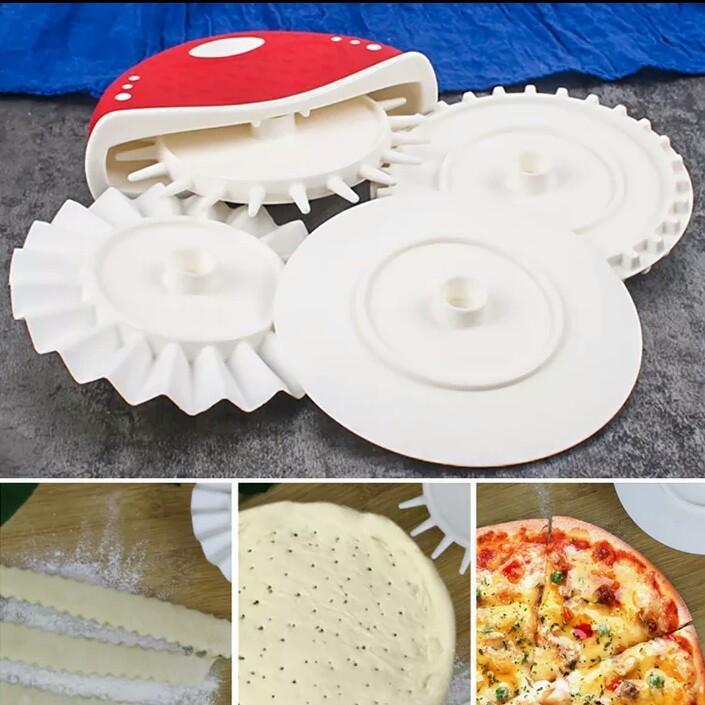 Grooved Wheel Pizza Knife | kitchen item | Waseeh Pakistan