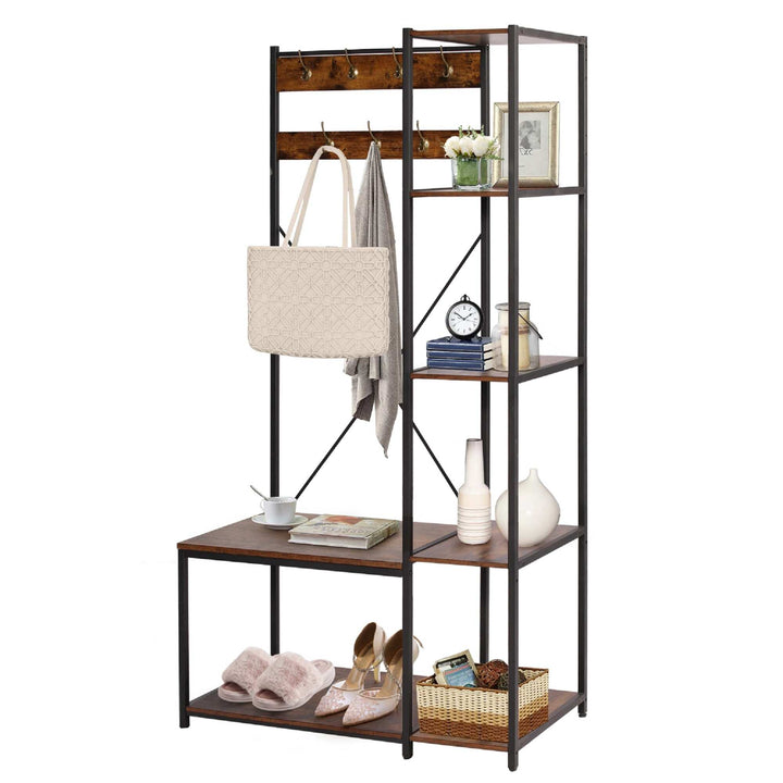 Grotesque Living Bedroom Shoe Coat Hang Storage Organizer Rack Decor | Furniture | Waseeh Pakistan