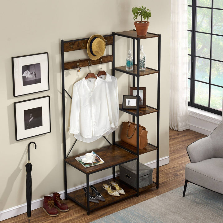 Grotesque Living Bedroom Shoe Coat Hang Storage Organizer Rack Decor | Furniture | Waseeh Pakistan