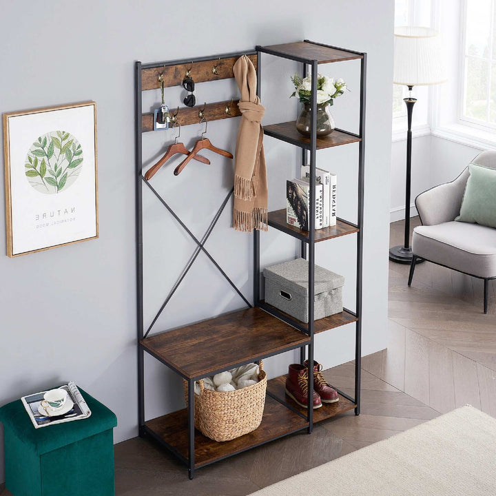 Grotesque Living Bedroom Shoe Coat Hang Storage Organizer Rack Decor | Furniture | Waseeh Pakistan