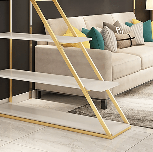 Half Pyramid Living Room Bookcase Storage Organizer Rack | Furniture | Waseeh Pakistan