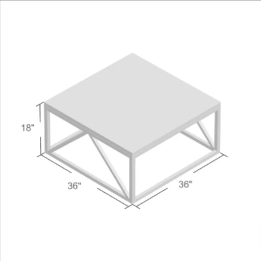 Hambly Frame Coffee Lounge Living Room Center Table | Furniture | Waseeh Pakistan
