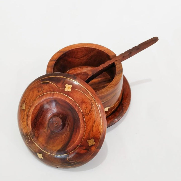 Hand Crafted Naqshi Sugar Pot | kitchen item | Waseeh Pakistan