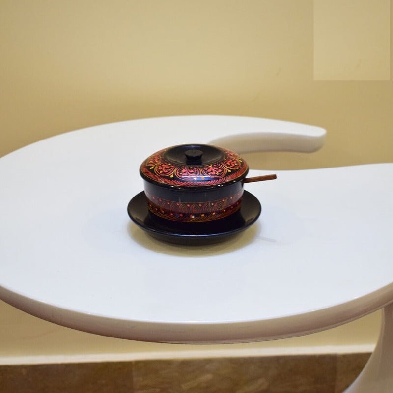 Hand Crafted Naqshi Sugar Pot | kitchen item | Waseeh Pakistan