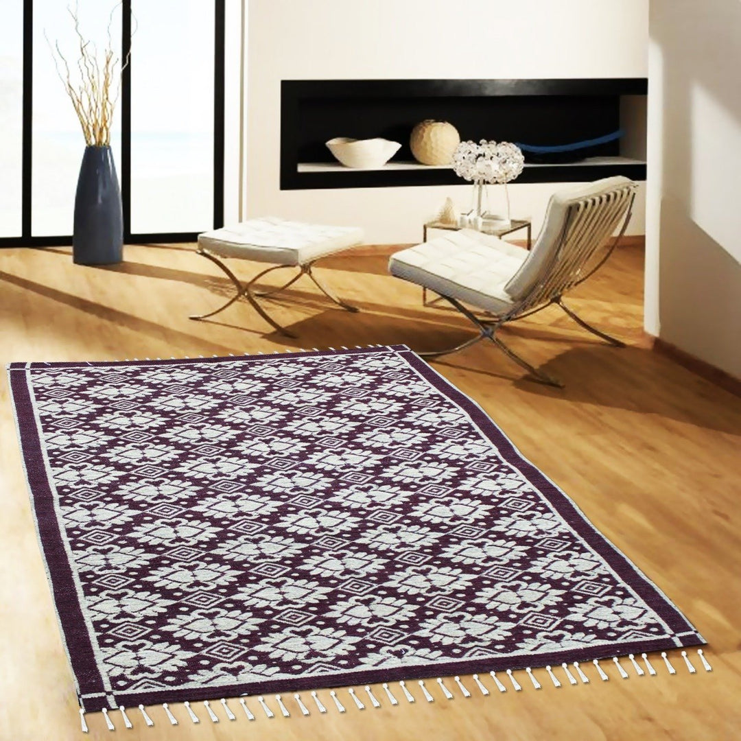 Hand-woven Woolen Rug - Double Seam - 3&