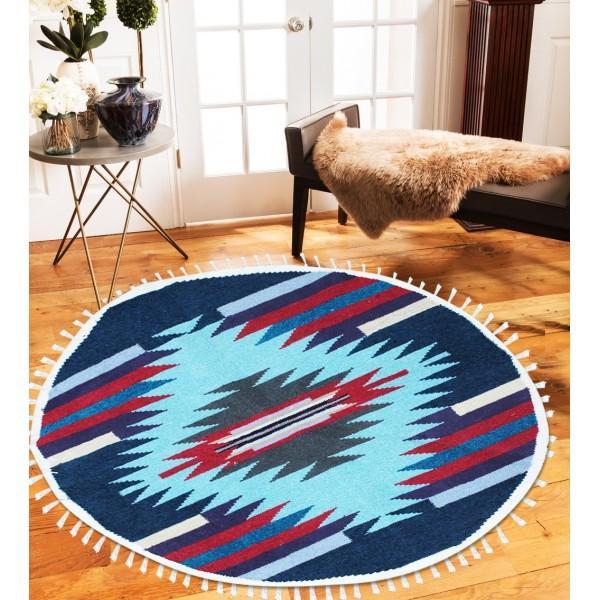 Hand-woven Woolen Rug -fm-gkr23 | Home Décor | Waseeh Pakistan