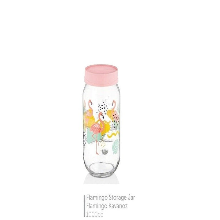Hane Jar Set (Flamingo 3 piece) | kitchen item | Waseeh Pakistan