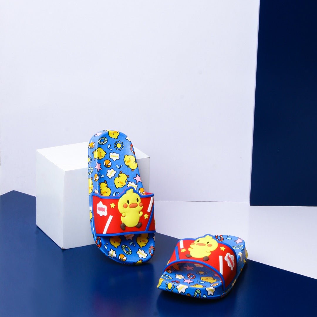 Happy Chicken Kids Slippers (Blue) | Fashion Point | Waseeh Pakistan