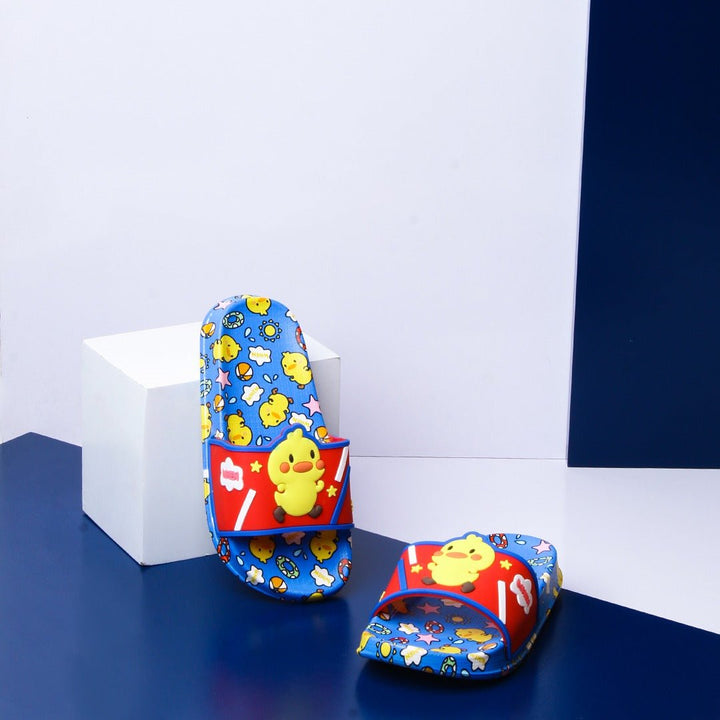 Happy Chicken Kids Slippers (Blue) | Fashion Point | Waseeh Pakistan