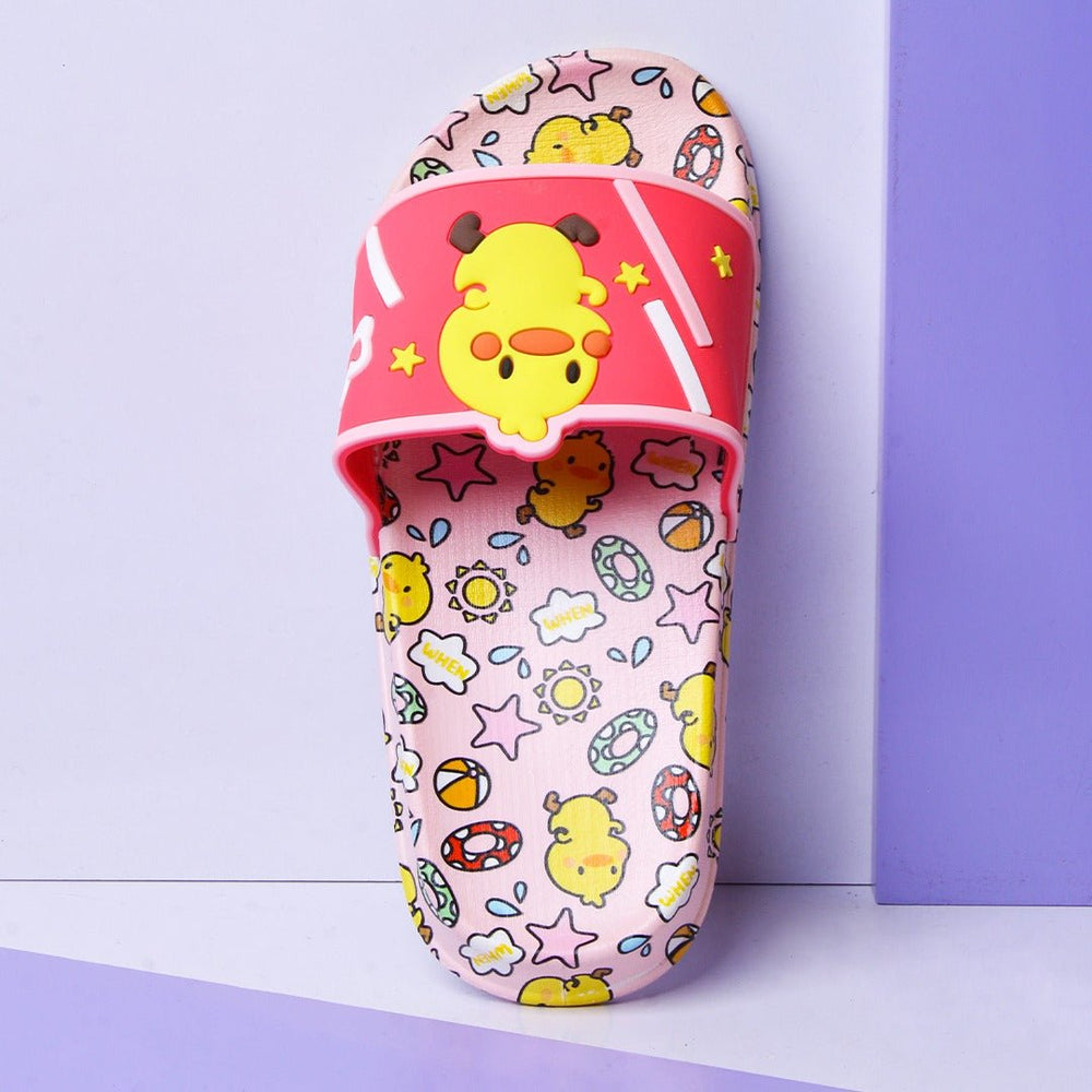 Happy Chicken Kids Slippers (Pink) | Fashion Point | Waseeh Pakistan