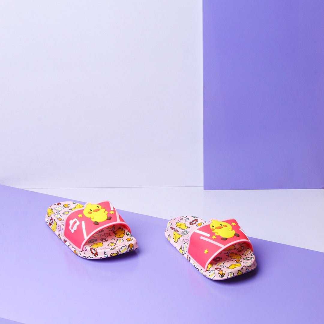 Happy Chicken Kids Slippers (Pink) | Fashion Point | Waseeh Pakistan